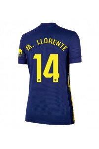 Atletico Madrid Marcos Llorente #14 Fotballdrakt Borte Klær Dame 2025-26 Korte ermer